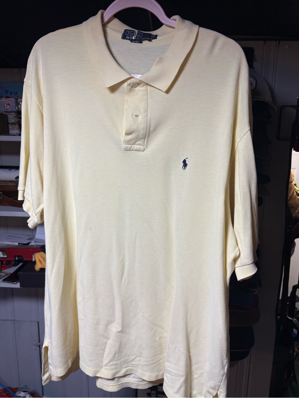 Polo by Ralph Lauren Pale Yellow Short-Sleeve Polo